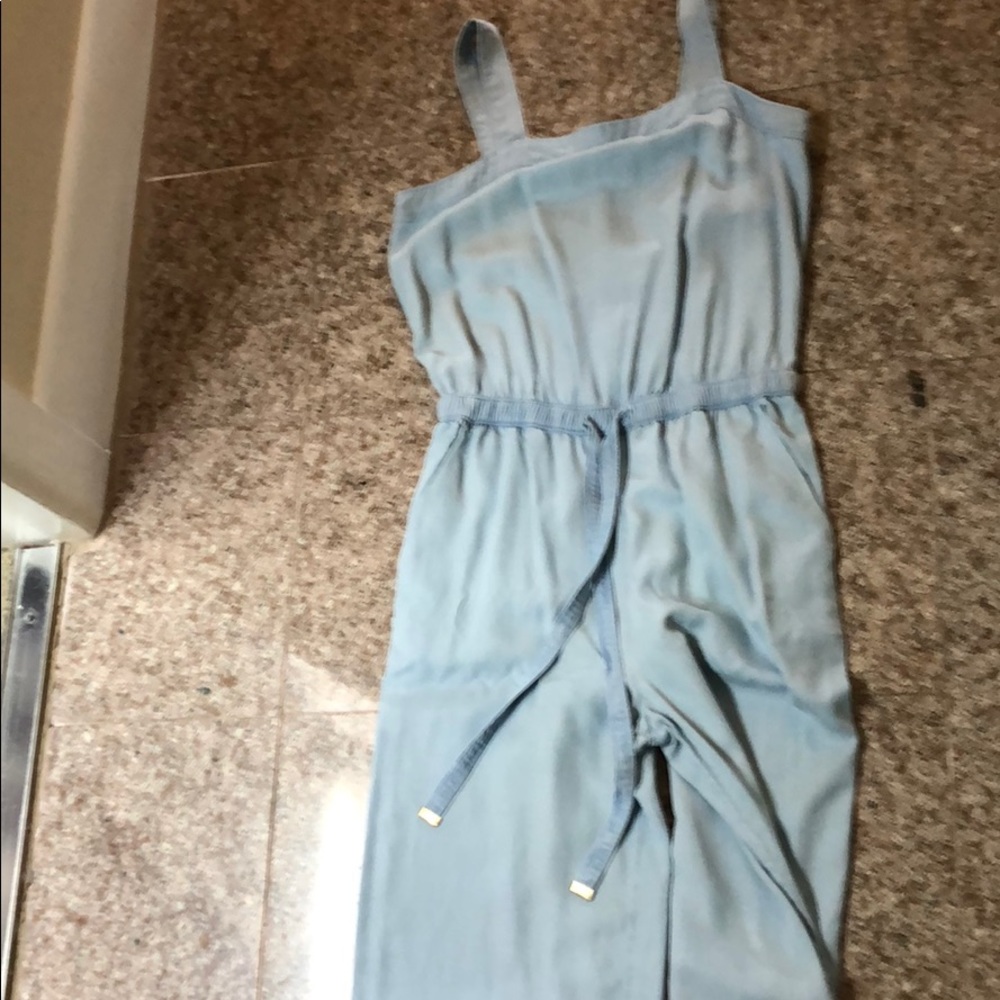 Cute light denim jumpsuit
